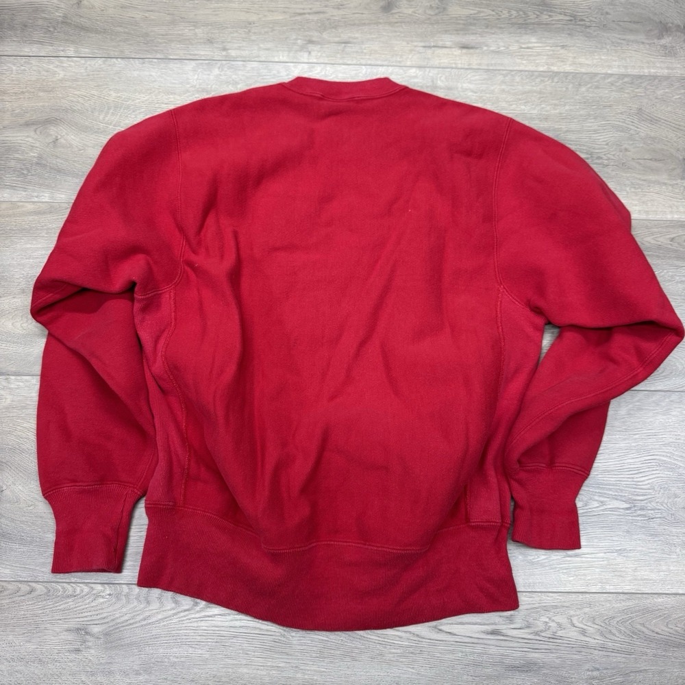VTG Nebraska Cornhuskers Crewneck Pullover 1990 MiUSA Sz L College - Picture 5 of 7